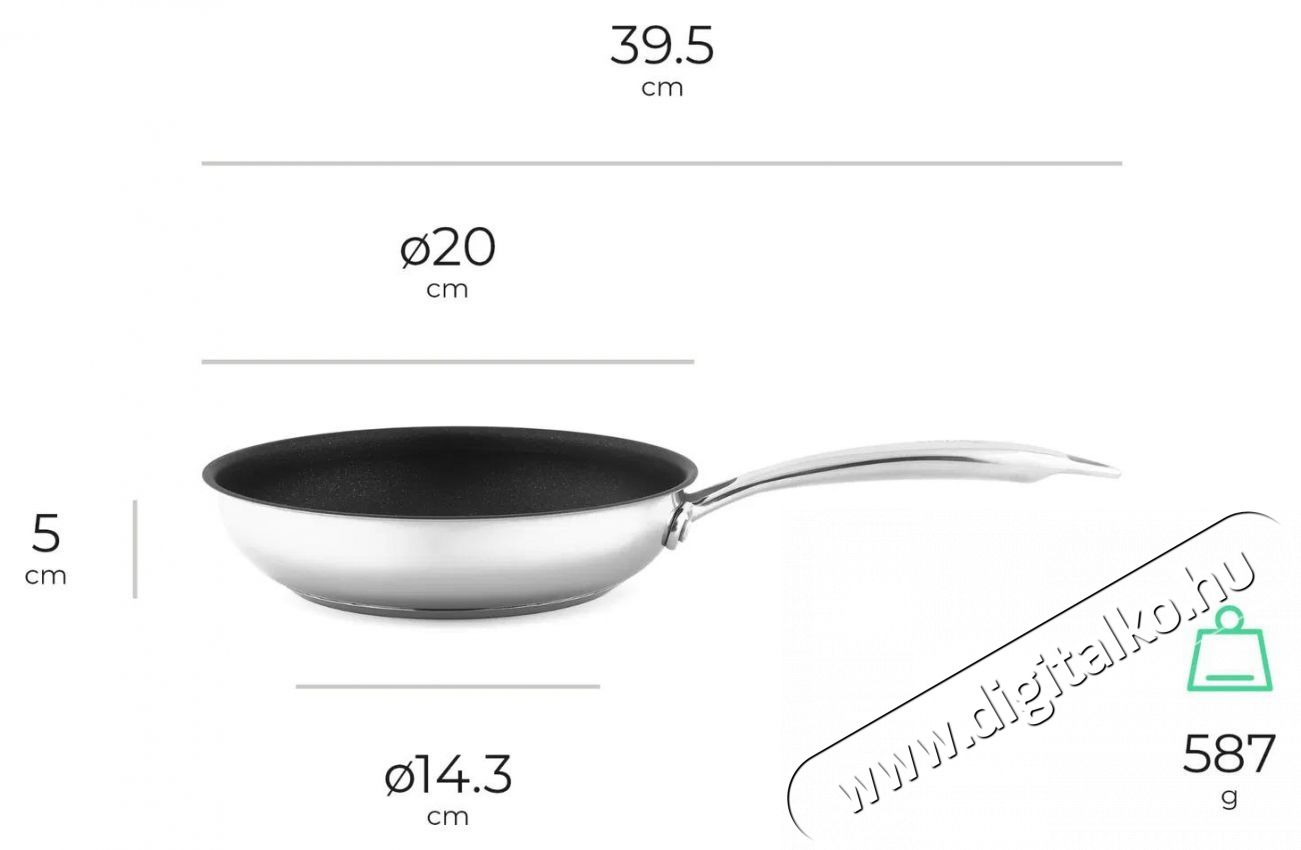 Siguro Pure Delight 9 db, ed&eacute;nyek + serpenyő, 20 cm Konyhai term&eacute;kek - Ed&eacute;ny - Ed&eacute;ny k&eacute;szlet - 520545