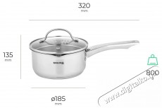 Siguro Pure Delight 9 db, ed&eacute;nyek + serpenyő, 20 cm Konyhai term&eacute;kek - Ed&eacute;ny - Ed&eacute;ny k&eacute;szlet - 520545