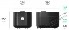 Siguro RC-S800B Rice Master Digitális Indukciós Rizsfőző párolóval Konyhai termékek - Konyhai kisgép (sütés / főzés / hűtés / ételkészítés) - Rizsfőző - 520619