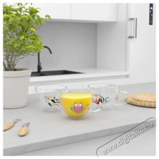 Siguro bögre duplafalú üvegből Owl, 280 ml, 2 darab Konyhai termékek - Egyéb / Konyhai kiegészítő - 520572