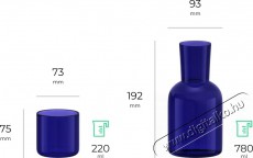 Siguro Crystal Duo kancsó és pohár szett, 780 ml + 220 ml, 2 darab Konyhai termékek - Egyéb / Konyhai kiegészítő - 520573