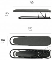 Siguro Sleeve Master ingujjvasaló, fekete Háztartás / Otthon / Kültér - Vasaló - Vasalódeszka - 520534