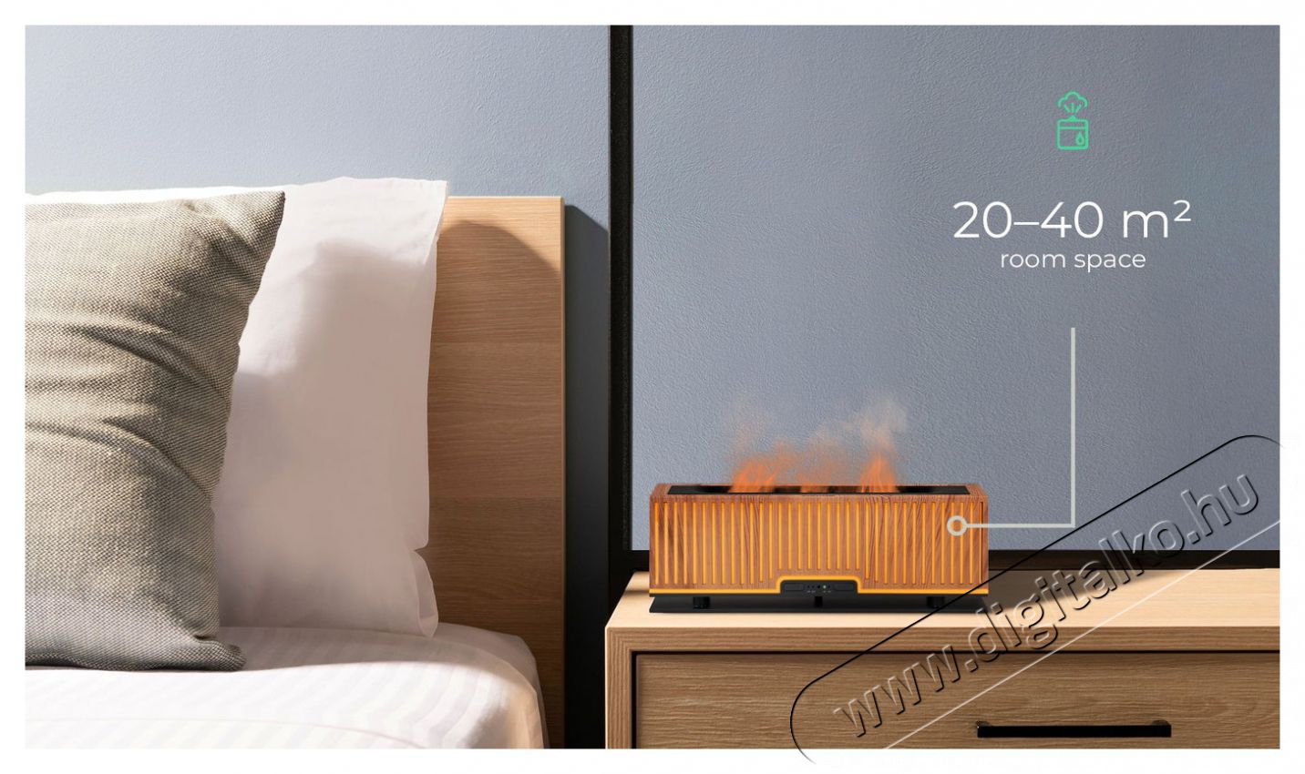 Siguro AD-F400LW Clouded Skipper Aroma diff&uacute;zor Sz&eacute;ps&eacute;g&aacute;pol&aacute;s / Eg&eacute;szs&eacute;g - L&eacute;gtiszt&iacute;t&oacute; / p&aacute;r&aacute;s&iacute;t&oacute; / p&aacute;r&aacute;tlan&iacute;t&oacute; - P&aacute;r&aacute;s&iacute;t&oacute; - 526025