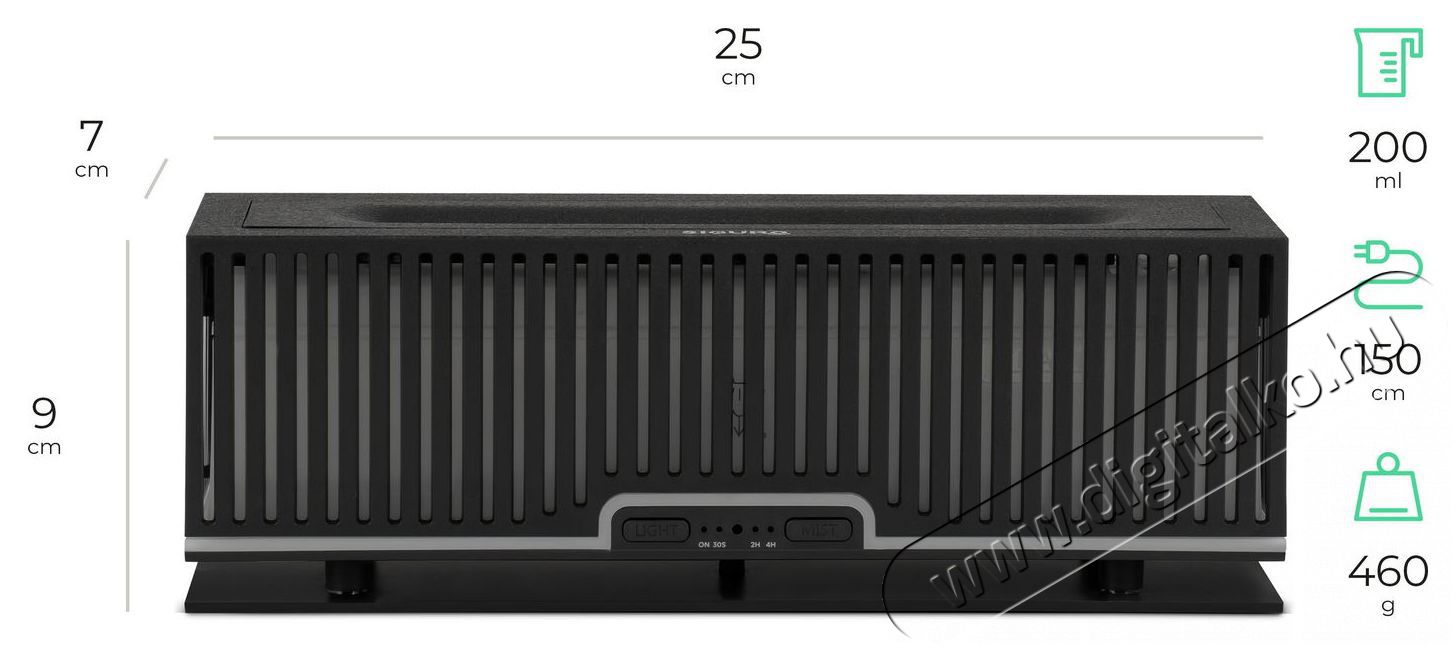 Siguro AD-F401B Grizzled Skipper Aroma diff&uacute;zor Sz&eacute;ps&eacute;g&aacute;pol&aacute;s / Eg&eacute;szs&eacute;g - L&eacute;gtiszt&iacute;t&oacute; / p&aacute;r&aacute;s&iacute;t&oacute; / p&aacute;r&aacute;tlan&iacute;t&oacute; - P&aacute;r&aacute;s&iacute;t&oacute; - 526026