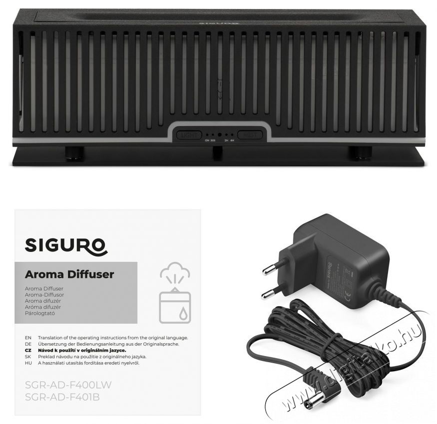 Siguro AD-F401B Grizzled Skipper Aroma diff&uacute;zor Sz&eacute;ps&eacute;g&aacute;pol&aacute;s / Eg&eacute;szs&eacute;g - L&eacute;gtiszt&iacute;t&oacute; / p&aacute;r&aacute;s&iacute;t&oacute; / p&aacute;r&aacute;tlan&iacute;t&oacute; - P&aacute;r&aacute;s&iacute;t&oacute; - 526026