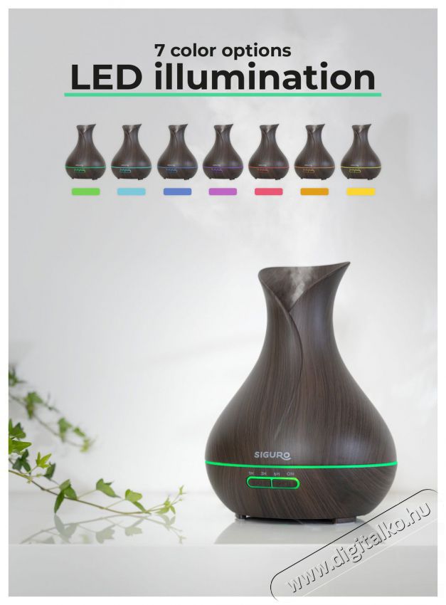 Siguro AD-G401DW Bordered Patch Aroma diff&uacute;zor Sz&eacute;ps&eacute;g&aacute;pol&aacute;s / Eg&eacute;szs&eacute;g - L&eacute;gtiszt&iacute;t&oacute; / p&aacute;r&aacute;s&iacute;t&oacute; / p&aacute;r&aacute;tlan&iacute;t&oacute; - P&aacute;r&aacute;s&iacute;t&oacute; - 526028