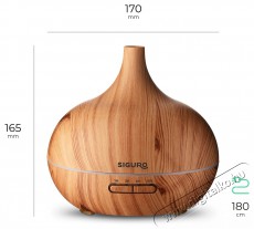 Siguro AD-G410LW Comma Aroma diff&uacute;zor Sz&eacute;ps&eacute;g&aacute;pol&aacute;s / Eg&eacute;szs&eacute;g - L&eacute;gtiszt&iacute;t&oacute; / p&aacute;r&aacute;s&iacute;t&oacute; / p&aacute;r&aacute;tlan&iacute;t&oacute; - P&aacute;r&aacute;s&iacute;t&oacute; - 526029