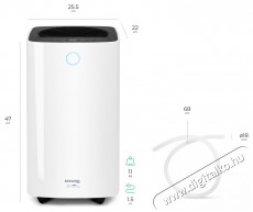 Siguro DH-C300W Otter 12L Páramentesítő Szépségápolás / Egészség - Légtisztító / párásító / párátlanító - Páramentesítő - 526044