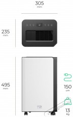 Siguro DH-G400W Archelon, 16 l, WiFi Páramentesítő Szépségápolás / Egészség - Légtisztító / párásító / párátlanító - Páramentesítő - 526046