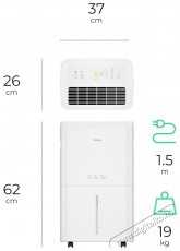 Siguro DH-Q500W Humpback Whale 50l Páramentesítő Szépségápolás / Egészség - Légtisztító / párásító / párátlanító - Páramentesítő - 526047