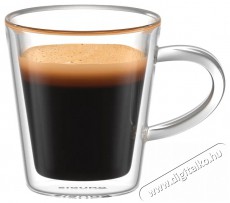 Siguro Espresso duplafalú üvegpohár, 90 ml, 6 db Konyhai termékek - Kávéfőző / kávéörlő / kiegészítő - Kávés pohár / csésze - 526053