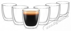 Siguro Espresso termopoh&aacute;r, 90 ml, 6 db Konyhai term&eacute;kek - K&aacute;v&eacute;főző / k&aacute;v&eacute;&ouml;rlő / kieg&eacute;sz&iacute;tő - K&aacute;v&eacute;s poh&aacute;r / cs&eacute;sze - 526054