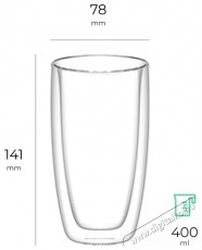 Siguro Extra termopoh&aacute;r , 400 ml, 6db Konyhai term&eacute;kek - K&aacute;v&eacute;főző / k&aacute;v&eacute;&ouml;rlő / kieg&eacute;sz&iacute;tő - K&aacute;v&eacute;s poh&aacute;r / cs&eacute;sze - 526055