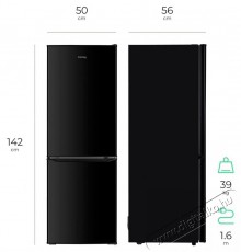 Siguro BF-C241Y Essentials Szabadon&aacute;ll&oacute; alulfagyaszt&oacute;s kombin&aacute;lt hűtő Konyhai term&eacute;kek - Hűtő, fagyaszt&oacute; (szabadon&aacute;ll&oacute;) - Alulfagyaszt&oacute;s kombin&aacute;lt hűtő - 528016