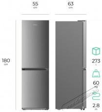 Siguro BF-D251S Szabadon&aacute;ll&oacute; alulfagyaszt&oacute;s kombin&aacute;lt hűtő Konyhai term&eacute;kek - Hűtő, fagyaszt&oacute; (szabadon&aacute;ll&oacute;) - Alulfagyaszt&oacute;s kombin&aacute;lt hűtő - 528020