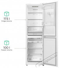 Siguro BF-D251W Szabadon&aacute;ll&oacute; alulfagyaszt&oacute;s kombin&aacute;lt hűtő Konyhai term&eacute;kek - Hűtő, fagyaszt&oacute; (szabadon&aacute;ll&oacute;) - Alulfagyaszt&oacute;s kombin&aacute;lt hűtő - 528019