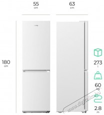 Siguro BF-D251W Szabadon&aacute;ll&oacute; alulfagyaszt&oacute;s kombin&aacute;lt hűtő Konyhai term&eacute;kek - Hűtő, fagyaszt&oacute; (szabadon&aacute;ll&oacute;) - Alulfagyaszt&oacute;s kombin&aacute;lt hűtő - 528019