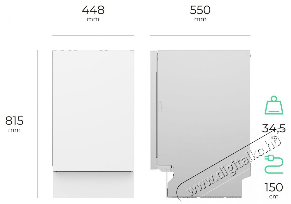 Siguro DW-B453S Inno Saver Keskeny (45cm-ig) szabadon&aacute;ll&oacute; mosogat&oacute;g&eacute;p Konyhai term&eacute;kek - Mosogat&oacute;g&eacute;p - Keskeny (45cm-ig) szabadon&aacute;ll&oacute; mosogat&oacute;g&eacute;p - 528029