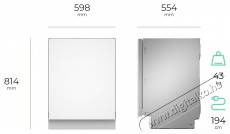 Siguro DW-B607S Profi Care Norm&aacute;l (60cm) be&eacute;p&iacute;thető mosogat&oacute;g&eacute;p Konyhai term&eacute;kek - Mosogat&oacute;g&eacute;p - Norm&aacute;l (60cm) be&eacute;p&iacute;thető mosogat&oacute;g&eacute;p - 528031