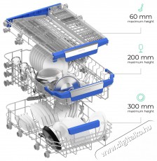 Siguro DW-F453S Efficlean Keskeny (45cm-ig) szabadonálló mosogatógép Konyhai termékek - Mosogatógép - Keskeny (45cm-ig) szabadonálló mosogatógép - 528027