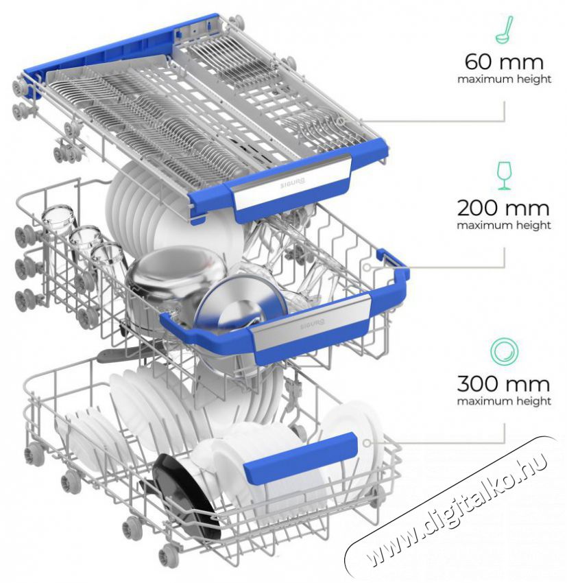 Siguro DW-F453W Efficlean Keskeny (45cm-ig) szabadon&aacute;ll&oacute; mosogat&oacute;g&eacute;p Konyhai term&eacute;kek - Mosogat&oacute;g&eacute;p - Keskeny (45cm-ig) szabadon&aacute;ll&oacute; mosogat&oacute;g&eacute;p - 528028