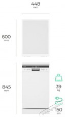 Siguro DW-F453W Efficlean Keskeny (45cm-ig) szabadon&aacute;ll&oacute; mosogat&oacute;g&eacute;p Konyhai term&eacute;kek - Mosogat&oacute;g&eacute;p - Keskeny (45cm-ig) szabadon&aacute;ll&oacute; mosogat&oacute;g&eacute;p - 528028