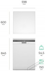 Siguro DW-F602W Neo Green Normál (60cm) szabadonálló mosogatógép Konyhai termékek - Mosogatógép - Normál (60cm) szabadonálló mosogatógép - 528030
