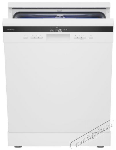 Siguro DW-F602W Neo Green Normál (60cm) szabadonálló mosogatógép Konyhai termékek - Mosogatógép - Normál (60cm) szabadonálló mosogatógép - 528030
