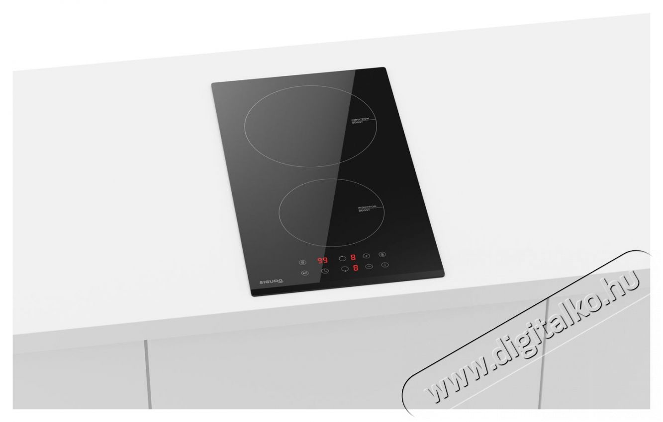 Siguro HB-I150B Dual Indukci&oacute;s főzőlap (be&eacute;p&iacute;thető) Konyhai term&eacute;kek - S&uuml;tő-főzőlap, tűzhely (be&eacute;p&iacute;thető) - Indukci&oacute;s főzőlap (be&eacute;p&iacute;thető) - 528033