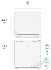 Siguro MB-A160W Bulk Mini hűtő / minibár Konyhai termékek - Hűtő, fagyasztó (szabadonálló) - Mini hűtő / minibár - 528026