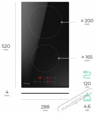 Siguro SGR-HB-C150B Dual Indukci&oacute;s főzőlap (be&eacute;p&iacute;thető) Konyhai term&eacute;kek - S&uuml;tő-főzőlap, tűzhely (be&eacute;p&iacute;thető) - Indukci&oacute;s főzőlap (be&eacute;p&iacute;thető) - 528034