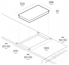 Siguro SGR-HB-C150B Dual Indukci&oacute;s főzőlap (be&eacute;p&iacute;thető) Konyhai term&eacute;kek - S&uuml;tő-főzőlap, tűzhely (be&eacute;p&iacute;thető) - Indukci&oacute;s főzőlap (be&eacute;p&iacute;thető) - 528034