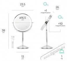 Siguro LM-M390SU Pure Beauty Nola sminkt&uuml;k&ouml;r Sz&eacute;ps&eacute;g&aacute;pol&aacute;s / Eg&eacute;szs&eacute;g - T&uuml;k&ouml;r - 530057
