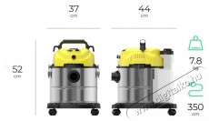 Siguro VM-S620I TurboVAC AquaTech száraz-nedves porszívó Háztartás / Otthon / Kültér - Porszívó / takarítógép - Száraz-nedves takarítógép - 530068