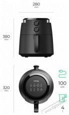 Siguro AF-G350B Easy Fry Plus Konyhai term&eacute;kek - Konyhai kisg&eacute;p (s&uuml;t&eacute;s / főz&eacute;s / hűt&eacute;s / &eacute;telk&eacute;sz&iacute;t&eacute;s) - Olajs&uuml;tő - 530026