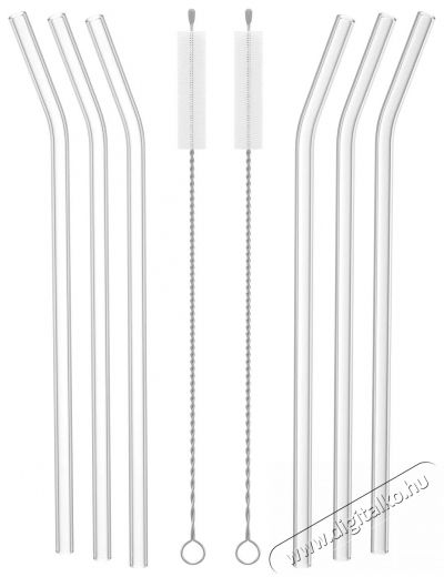 Siguro Crystal Sip, 6 db + 2 kefe Konyhai term&eacute;kek - Konyhai eszk&ouml;z - Egy&eacute;b konyhai eszk&ouml;z - 530028