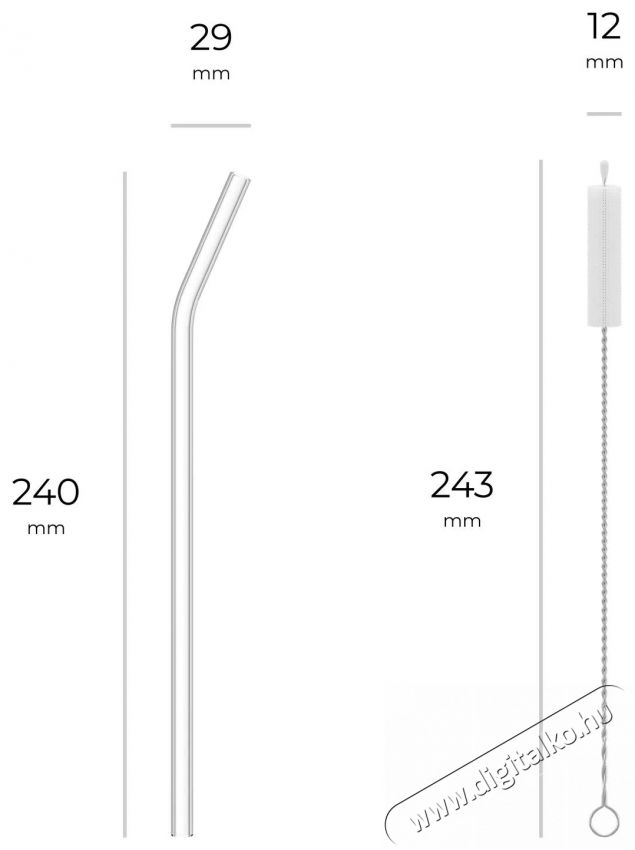 Siguro Crystal Sip, 6 db + 2 kefe Konyhai term&eacute;kek - Konyhai eszk&ouml;z - Egy&eacute;b konyhai eszk&ouml;z - 530028