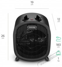 Siguro HS-F100B Shrew Ventilátoros hősugárzó Háztartás / Otthon / Kültér - Fűtés - Fűtőventilátoros hősugárzó - 526006
