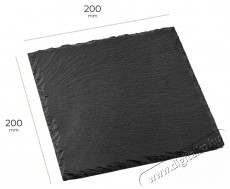 Siguro Slate Pala lap 20x20 cm, fekete Konyhai termékek - Egyéb / Konyhai kiegészítő - 528006