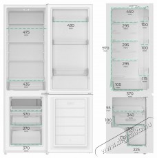 Siguro BF-E251W Hűtőszekrény Konyhai termékek - Hűtő, fagyasztó (szabadonálló) - Alulfagyasztós kombinált hűtő - 531206