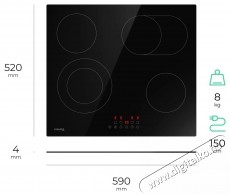 Siguro HB-C251B Glass Cooker Pro Főzőlap Konyhai term&eacute;kek - S&uuml;tő-főzőlap, tűzhely (be&eacute;p&iacute;thető) - Elektromos főzőlap (be&eacute;p&iacute;thető) - 531258