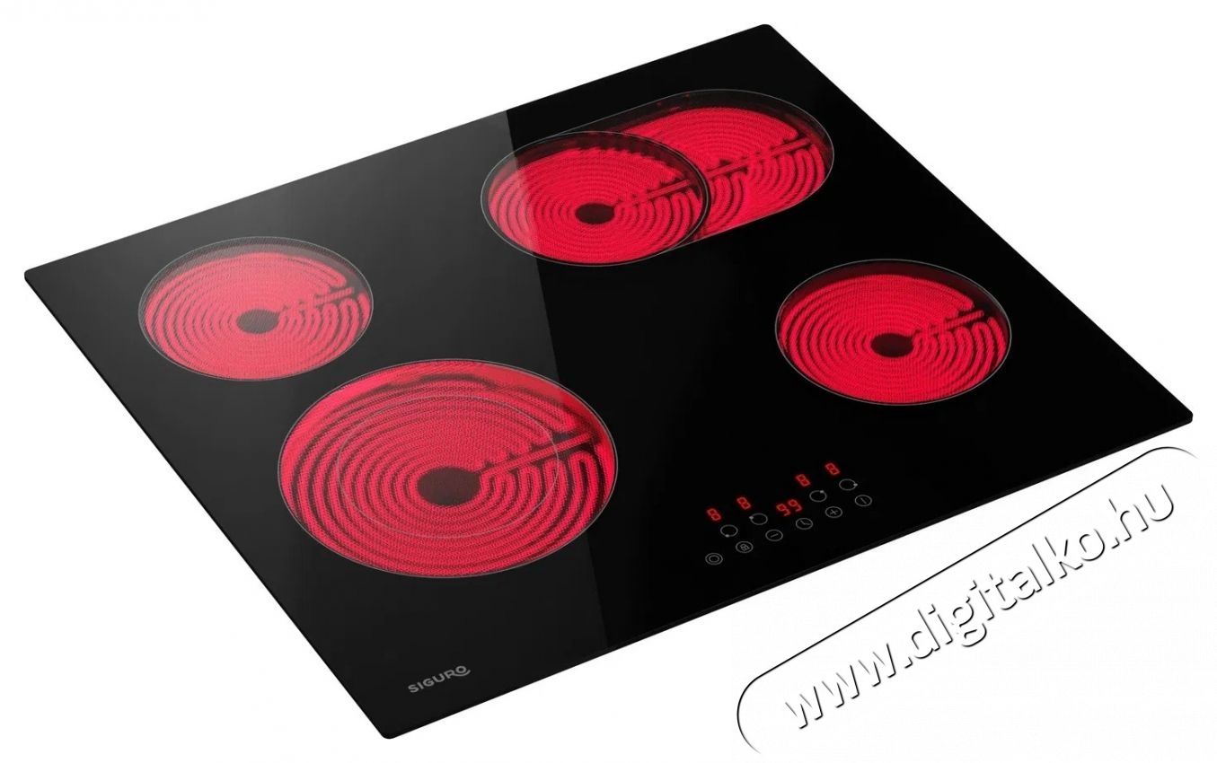 Siguro HB-C251B Glass Cooker Pro Főzőlap Konyhai term&eacute;kek - S&uuml;tő-főzőlap, tűzhely (be&eacute;p&iacute;thető) - Elektromos főzőlap (be&eacute;p&iacute;thető) - 531258