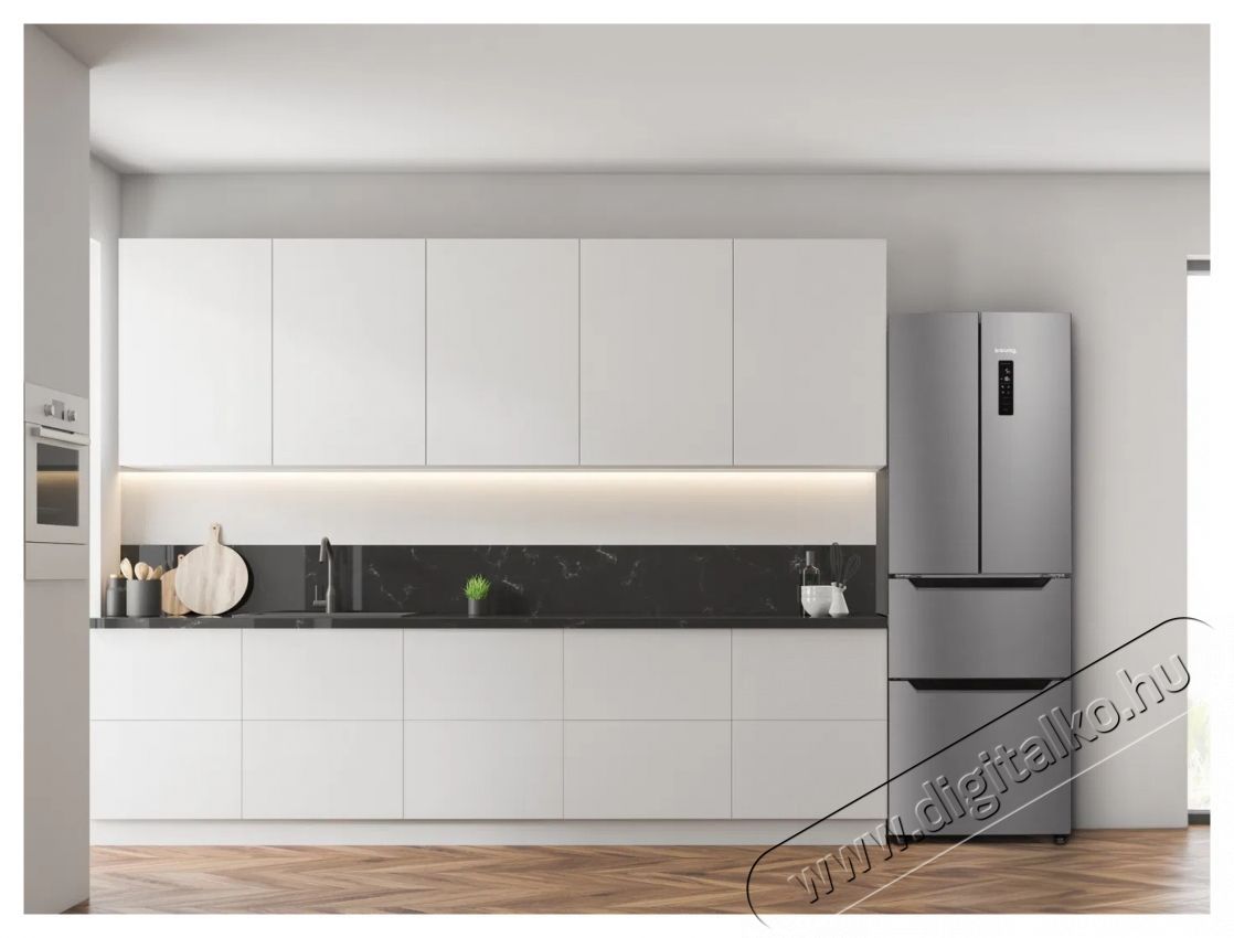 Siguro Lunora E252S Side by Side Hűtőszekr&eacute;ny Konyhai term&eacute;kek - Hűtő, fagyaszt&oacute; (szabadon&aacute;ll&oacute;) - Alulfagyaszt&oacute;s kombin&aacute;lt hűtő - 531265