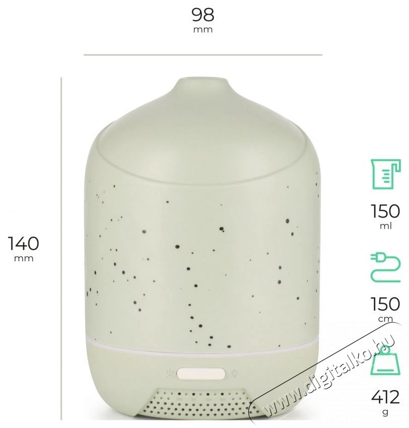 Siguro AD-C650E Pastel Cocoon ker&aacute;mia aroma diff&uacute;zor Fot&oacute;-Vide&oacute; kieg&eacute;sz&iacute;tők - F&eacute;nyterelő - Diff&uacute;zor - 532190