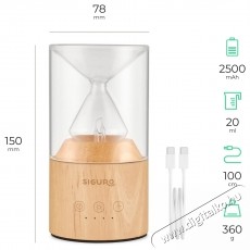 Siguro AD-G450LW Hourglass aroma diff&uacute;zor Fot&oacute;-Vide&oacute; kieg&eacute;sz&iacute;tők - F&eacute;nyterelő - Diff&uacute;zor - 532194