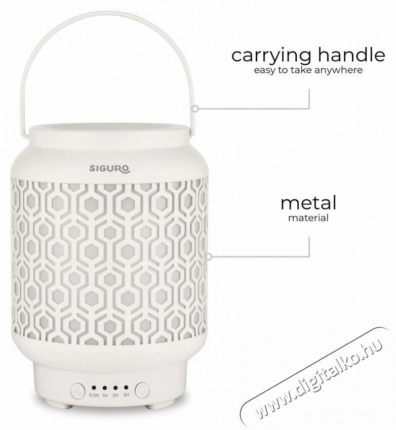Siguro AD-N350W Lantern aroma diff&uacute;zor Fot&oacute;-Vide&oacute; kieg&eacute;sz&iacute;tők - F&eacute;nyterelő - Diff&uacute;zor - 532195