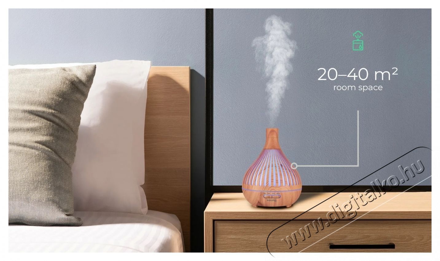 Siguro AD-R650LW Aroma Glow WiFi aroma diff&uacute;zor Fot&oacute;-Vide&oacute; kieg&eacute;sz&iacute;tők - F&eacute;nyterelő - Diff&uacute;zor - 532193