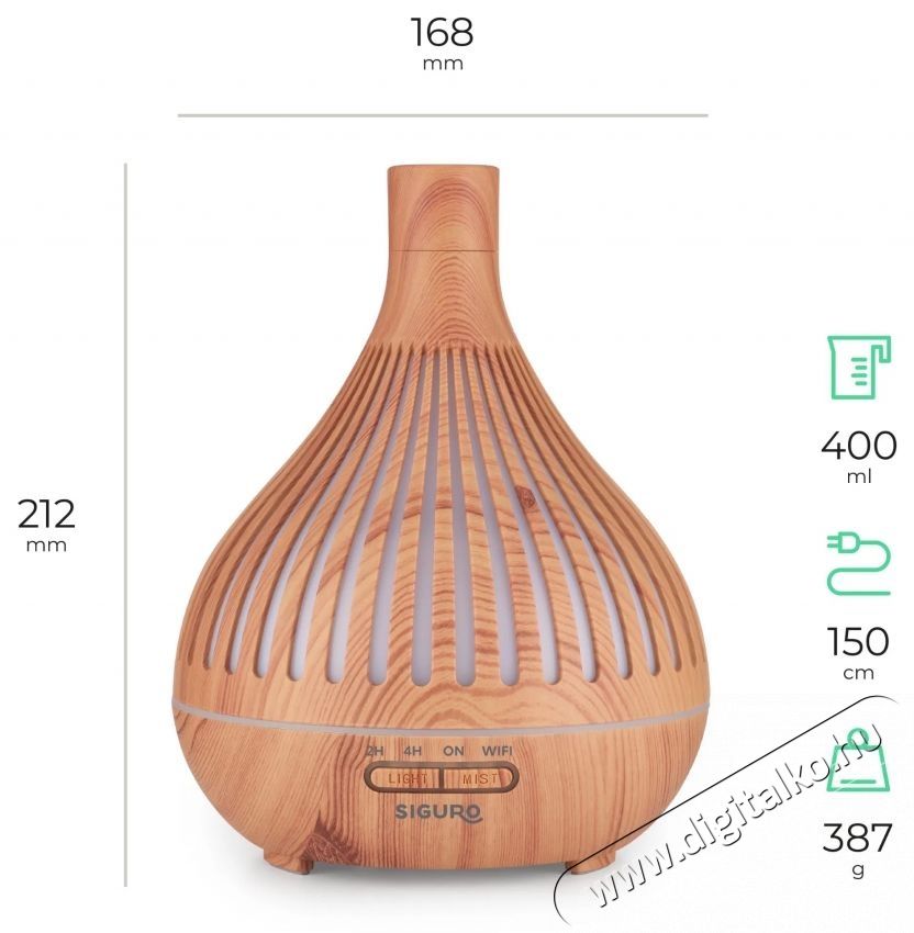 Siguro AD-R650LW Aroma Glow WiFi aroma diff&uacute;zor Fot&oacute;-Vide&oacute; kieg&eacute;sz&iacute;tők - F&eacute;nyterelő - Diff&uacute;zor - 532193
