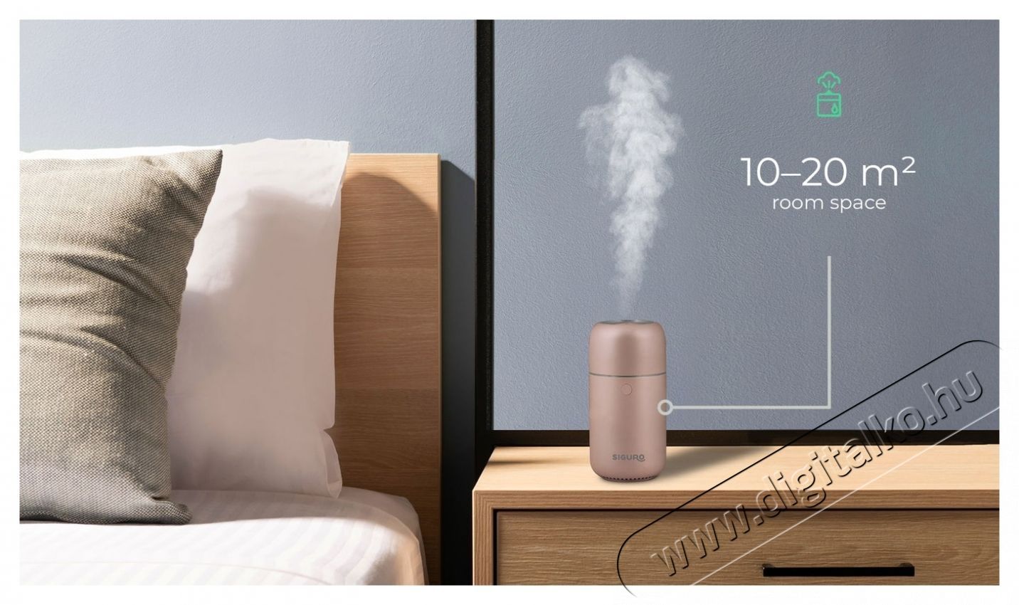 Siguro AD-U700RG Serenity Rose Gold aroma diff&uacute;zor Fot&oacute;-Vide&oacute; kieg&eacute;sz&iacute;tők - F&eacute;nyterelő - Diff&uacute;zor - 532198