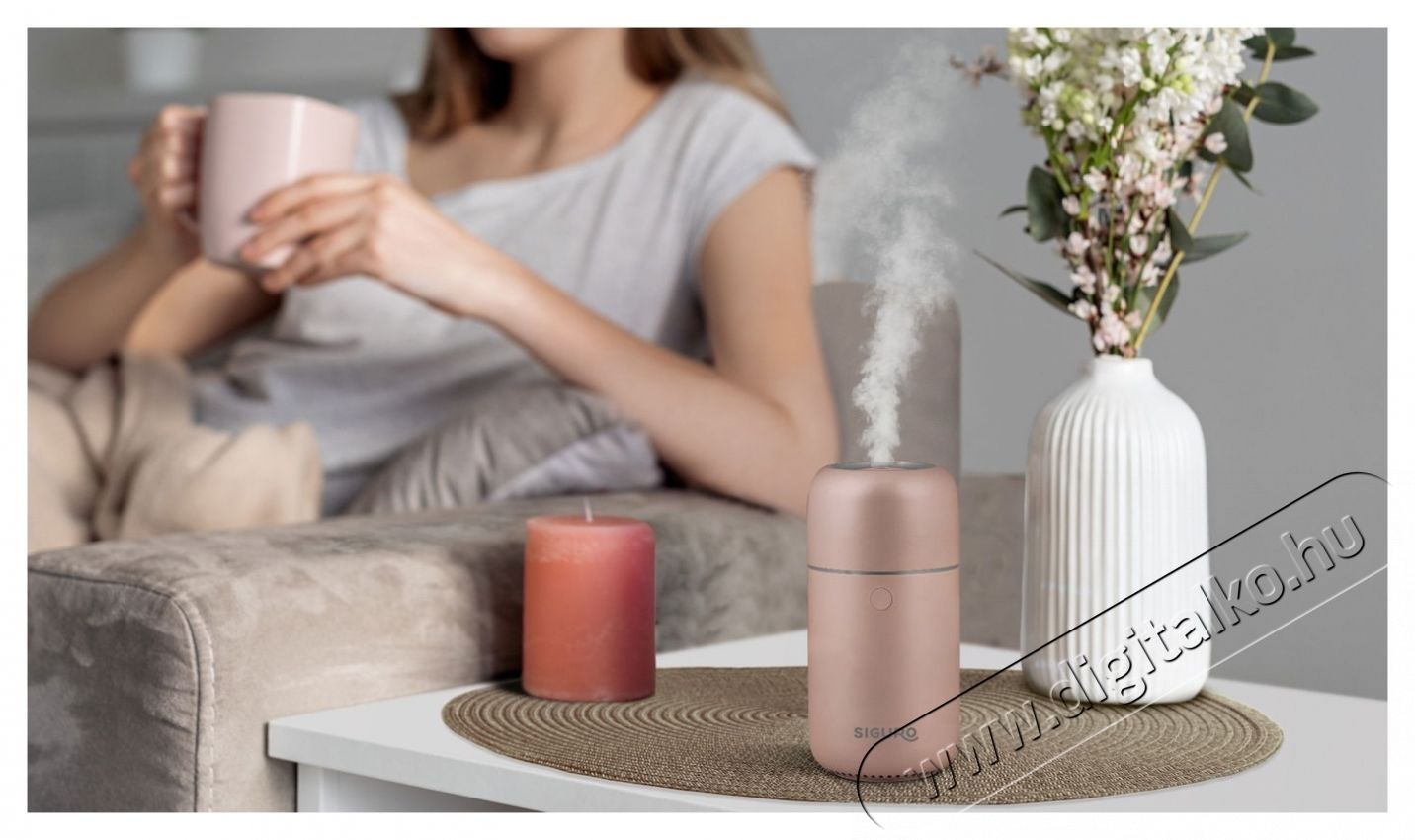 Siguro AD-U700RG Serenity Rose Gold aroma diff&uacute;zor Fot&oacute;-Vide&oacute; kieg&eacute;sz&iacute;tők - F&eacute;nyterelő - Diff&uacute;zor - 532198